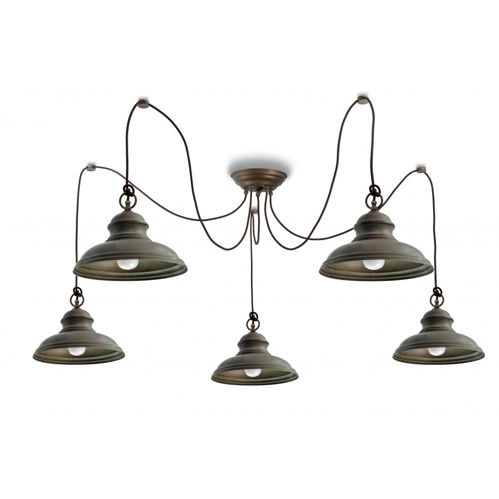 rez poklampa mennyezeti lampa rusztikus vintage antikolt mediterran country moretti luce 1780.5l.ar nappali konyha etkezo haloszoba paraszthaz vilagitas csillar ipari.jpg